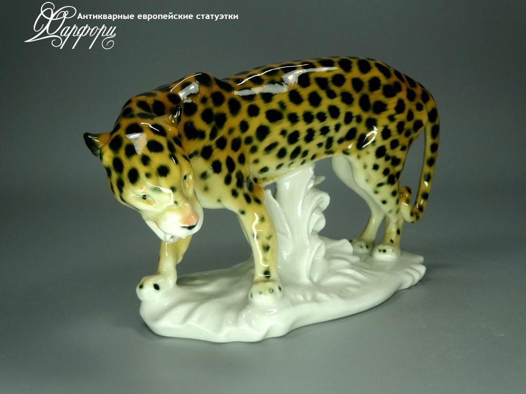 Купить фарфоровые статуэтки KARL ENS, Леопард, Германия